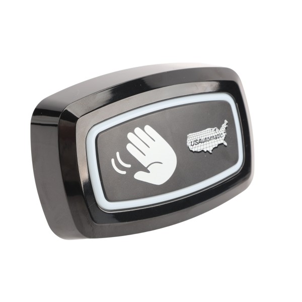 LCR Wireless Push To Operate Button (Outdoor-Rated) Black - USAutomatic 030215-BLACK