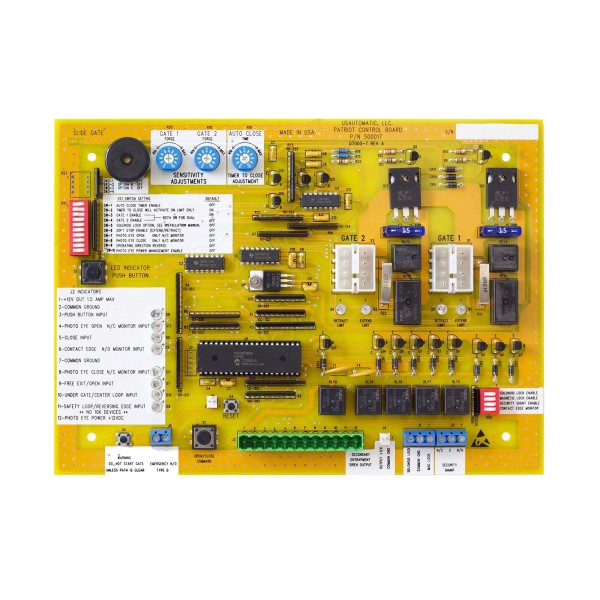 Patriot RSL Slide Gate Operator Control Board (UL325 2018) - USAutomatic 500017