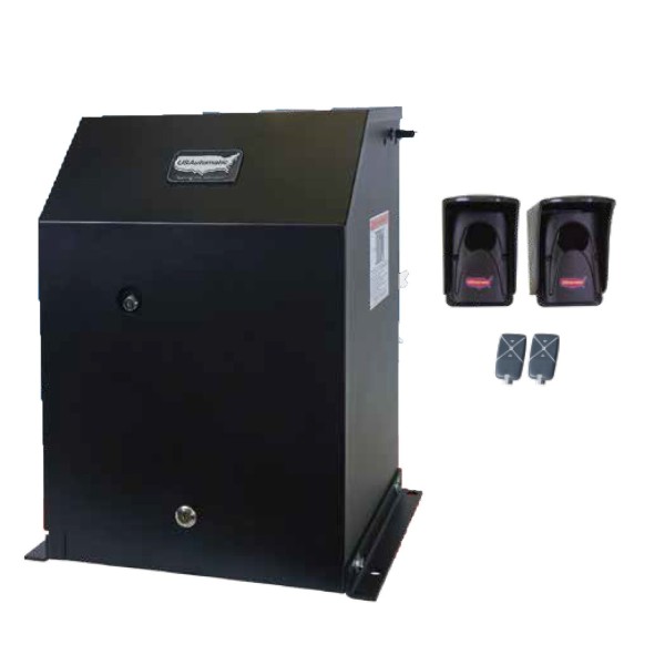 USAutomatic Patriot RSL AC Charged Slide Gate Opener Kit with Receiver - 020410