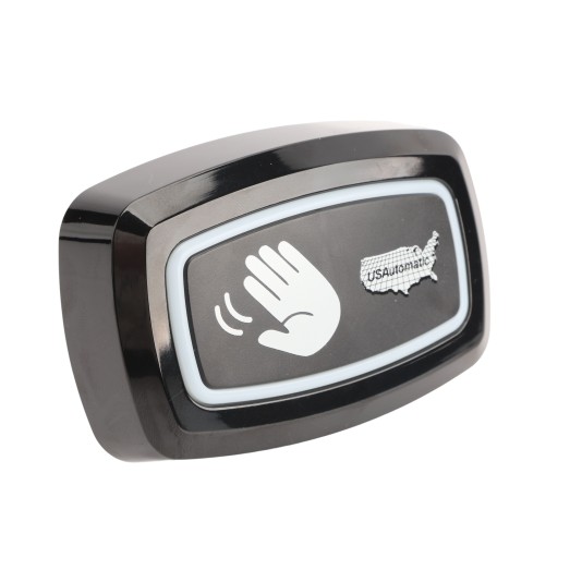 LCR Wireless Push To Operate Button (Outdoor-Rated) Black - USAutomatic 030215-BLACK
