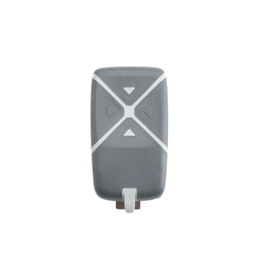 USAutomatic LCR 4 Button Premium Fixed or Clone Transmitter with Visor Clip, Keychain Eyelet