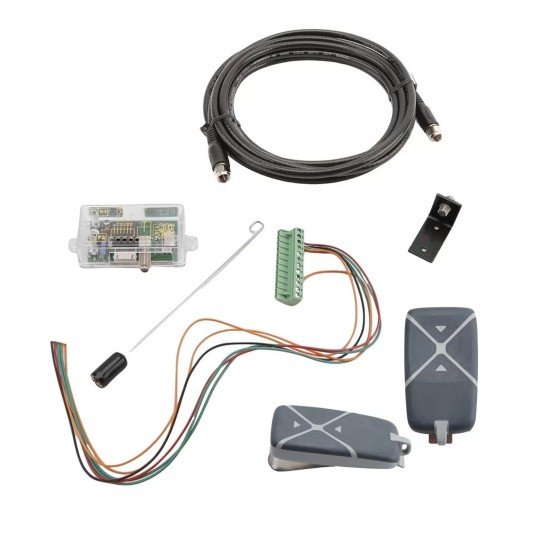 USAutomatic 12/24 VDC Receiver Premium Package - (Dual Channel Receiver, Antenna Bracket, Remotes, 12' Coax, & Antenna) - 030232