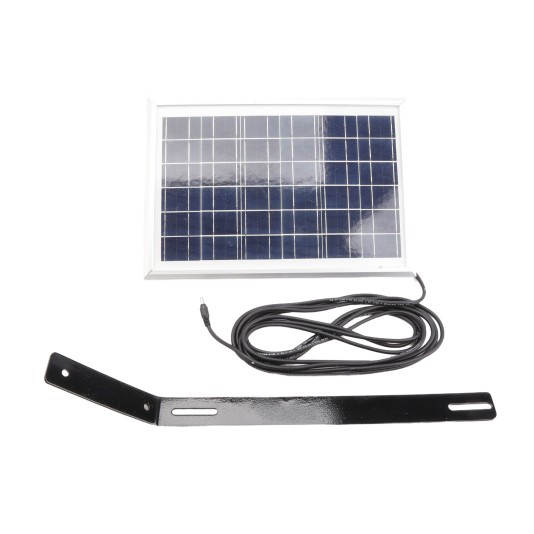 USAutomatic 10 Watt Solar Panel Kit (Solar Panel, Mounting Bracket, DC Power Plug) - 520028