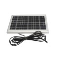 USAutomatic 20 Watt Solar Panel Kit (Solar Panel, Mounting Bracket, DC Power Plug)