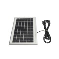 USAutomatic 20 Watt Solar Panel Kit (Solar Panel, Mounting Bracket, DC Power Plug)