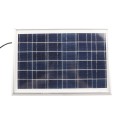 USAutomatic 10 Watt Solar Panel Kit (Solar Panel, Mounting Bracket, DC Power Plug) - 520028