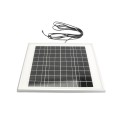USAutomatic 20 Watt Solar Panel Kit (Solar Panel, Mounting Bracket, DC Power Plug)