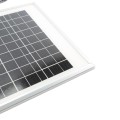 USAutomatic 20 Watt Solar Panel Kit (Solar Panel, Mounting Bracket, DC Power Plug)