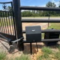Patriot I AC Charged Single Swing Gate Operator with Photo Eye, Receiver & 2 Transmitters