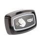  Wireless Push To Operate Button (Outdoor-Rated) Black - USAutomatic 030215-BLACK