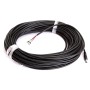 Solar Panel Replacement Cable (15') With DC plug and spade terminals