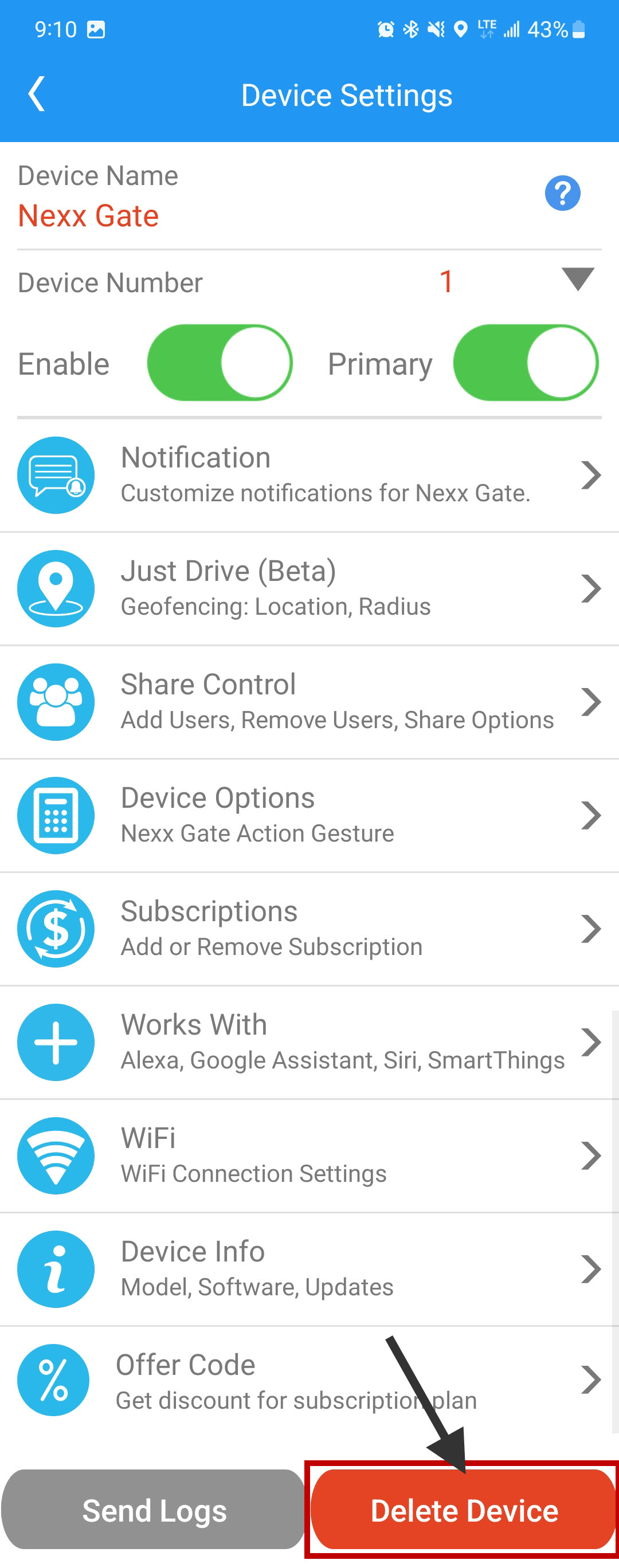 NEXX Gate App Installation Instructions