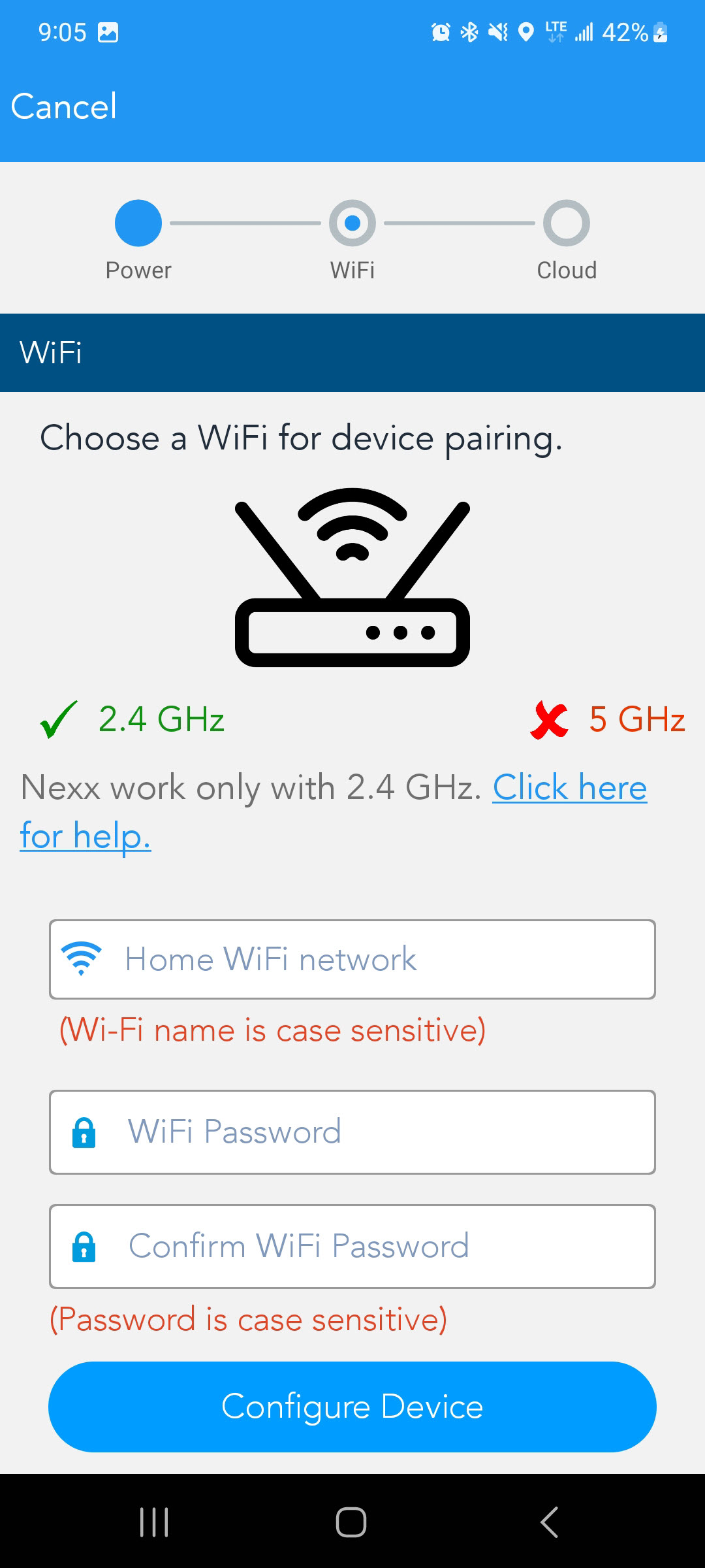 Select the current device light state